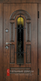 Входные двери МДФ в Железнодорожном «Двери МДФ со стеклом»